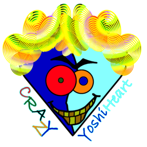 Crazy YoshiHeart - blau/frozen