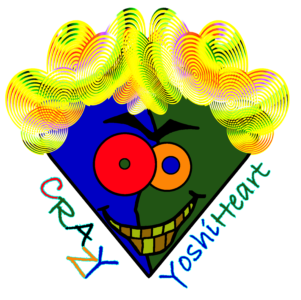 Crazy YoshiHeart - blau/grün