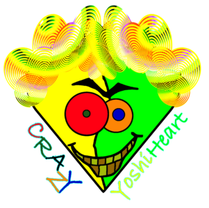 Crazy YoshiHeart - gelb/grün