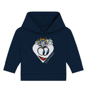 YoshiHeart - Edition 1 - weiß - Baby Organic Hoodie