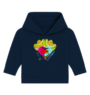 Crazy YoshiHeart - Das verrückte Herz - pink/frozen - Baby Organic Hoodie