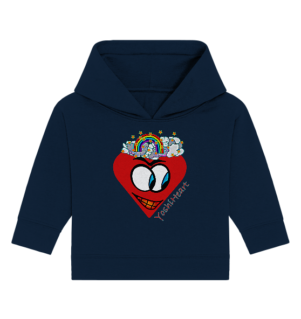 YoshiHeart - Edition 1 - rot - Baby Organic Hoodie