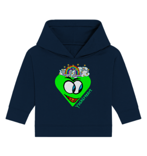 YoshiHeart - Edition 1 - grün - Baby Organic Hoodie