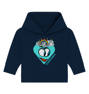 YoshiHeart - Edition 1 - hellblau - Baby Organic Hoodie