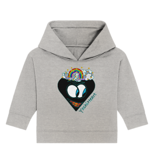 YoshiHeart - Edition 1 - schwarz - Baby Organic Hoodie