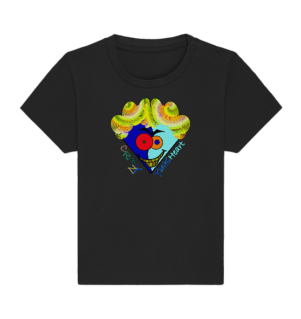 Crazy YoshiHeart - Das verrückte Herz - blau/frozen - Baby Organic Shirt
