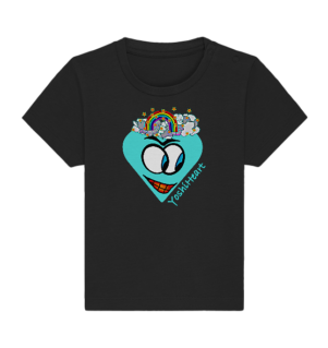 YoshiHeart - Edition 1 - hellblau - Baby Organic Shirt