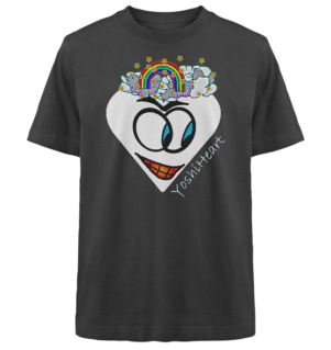 YoshiHeart - Edition 1 - weiß - Heavy Oversized Organic Shirt