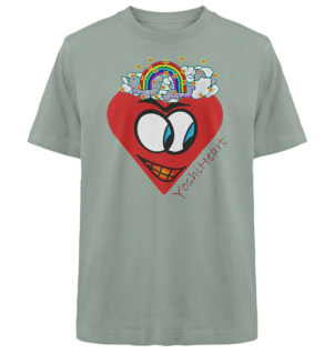 YoshiHeart - Edition 1 - rot - Heavy Oversized Organic Shirt