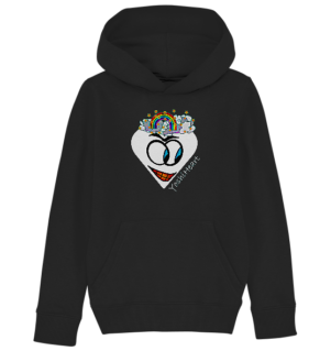 YoshiHeart - Edition 1 - weiß - Kids Organic Hoodie