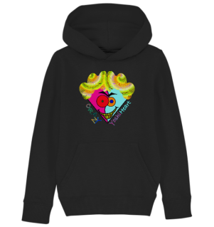 Crazy YoshiHeart - Das verrückte Herz - pink/frozen - Kids Organic Hoodie