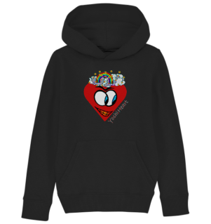 YoshiHeart - Edition 1 - rot - Kids Organic Hoodie
