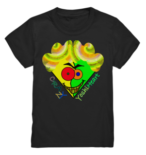 Crazy YoshiHeart - Das verrückte Herz - gelb/grün - Kids Premium Shirt
