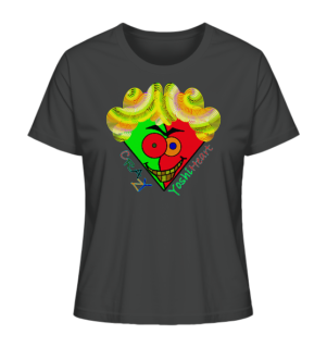 Crazy YoshiHeart - Das verrückte Herz - grün/rot - Ladies Organic Shirt