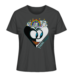YoshiHeart - Edition 1 - schwarz/weiß - Ladies Organic Shirt