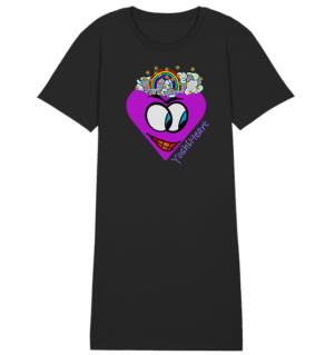 YoshiHeart - Edition 1 - lila - Ladies Organic Shirt Dress