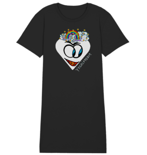 YoshiHeart - Edition 1 - weiß - Ladies Organic Shirt Dress
