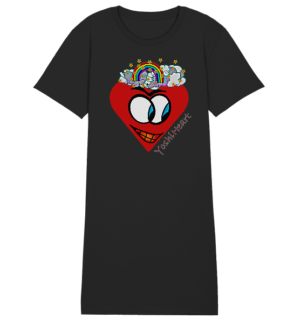 YoshiHeart - Edition 1 - rot - Ladies Organic Shirt Dress