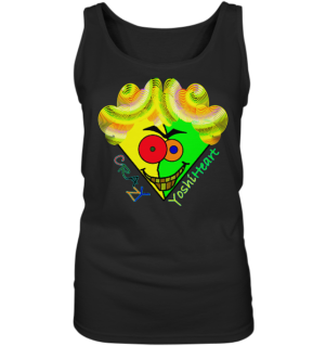 Crazy YoshiHeart - Das verrückte Herz - gelb/grün - Ladies Tank-Top