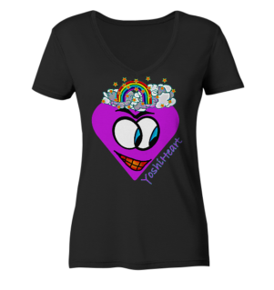 YoshiHeart - Edition 1 - lila - Ladies V-Neck Shirt
