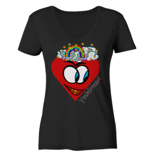 YoshiHeart - Edition 1 - rot - Ladies V-Neck Shirt