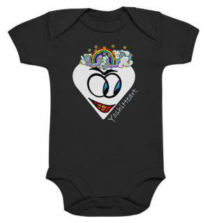 YoshiHeart - Edition 1 - weiß - Organic Baby Bodysuite
