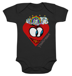 YoshiHeart - Edition 1 - rot - Organic Baby Bodysuite
