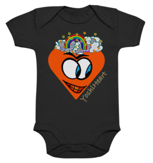 YoshiHeart - Edition 1 - orange - Organic Baby Bodysuite