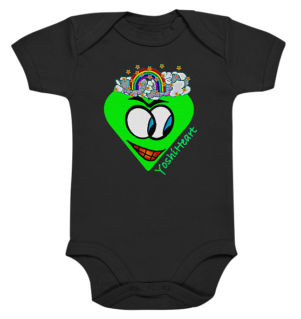 YoshiHeart - Edition 1 - grün - Organic Baby Bodysuite