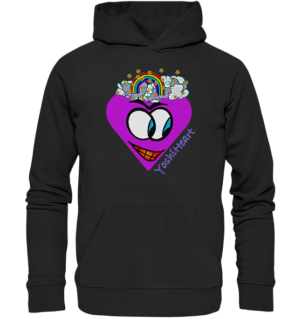 YoshiHeart - Edition 1 - lila - Organic Basic Hoodie