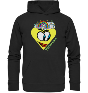 YoshiHeart - Edition 1 - gelb - Organic Basic Hoodie