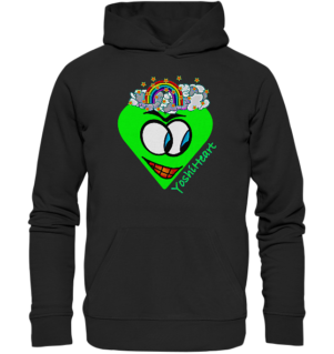 YoshiHeart - Edition 1 - grün - Organic Basic Hoodie