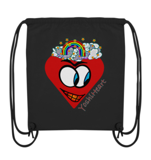 YoshiHeart - Edition 1 - rot - Organic Gym-Bag
