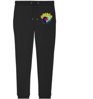 Crazy YoshiHeart - Das verrückte Herz - blau/frozen - Organic Jogger Pants