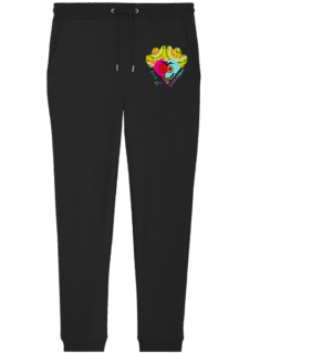 Crazy YoshiHeart - Das verrückte Herz - pink/frozen - Organic Jogger Pants