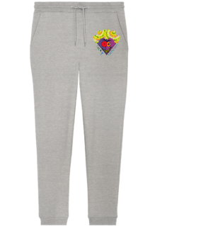 Crazy YoshiHeart - Das verrückte Herz - violett/lila - Organic Jogger Pants