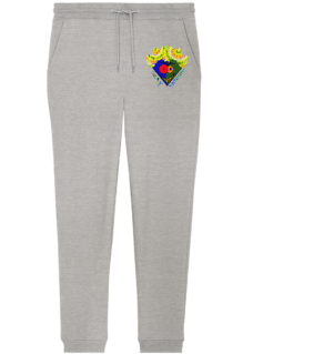 Crazy YoshiHeart - Das verrückte Herz - blau/grün - Organic Jogger Pants