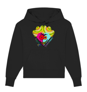 Crazy YoshiHeart - Das verrückte Herz - pink/frozen - Organic Oversize Hoodie