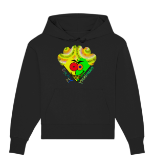 Crazy YoshiHeart - Das verrückte Herz - gelb/grün - Organic Oversize Hoodie