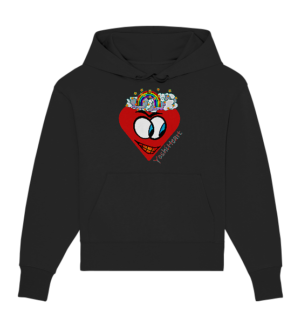 YoshiHeart - Edition 1 - rot - Organic Oversize Hoodie
