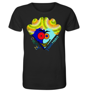 Crazy YoshiHeart - Das verrückte Herz - blau/frozen - Organic Shirt