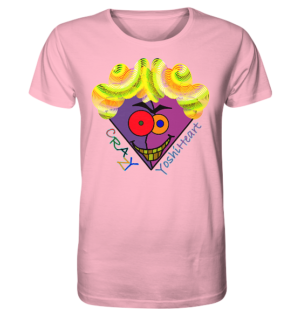 Crazy YoshiHeart - Das verrückte Herz - violett/lila - Organic Shirt