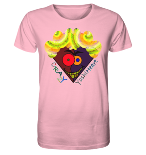 Crazy YoshiHeart - Das verrückte Herz - braun/violett - Organic Shirt