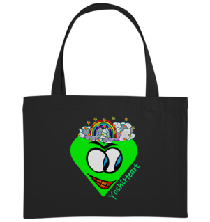 YoshiHeart - Edition 1 - grün - Organic Shopping-Bag