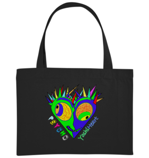 Psycho YoshiHeart - Organic Shopping-Bag