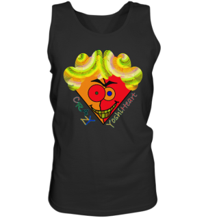 Crazy YoshiHeart - Das verrückte Herz - orange/rot - Tank-Top