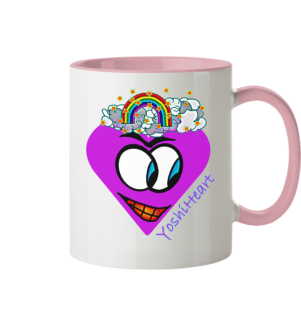 YoshiHeart - Edition 1 - lila - Tasse zweifarbig